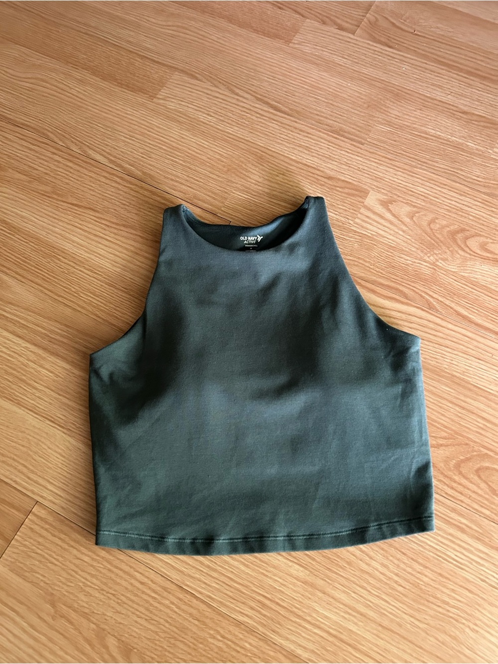 Old Navy Jade Shadow Low Powerchill Sports Bra Tank Medium